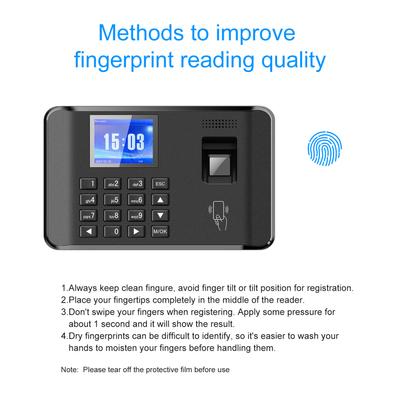 Intelligent Biometric Fingerprint Password Attendance Machine Time Clock Employee Checking-in