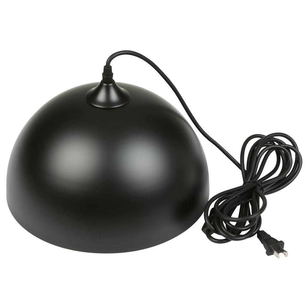 Tomshine Plug-in Metal Pendants Light Black Lampshades Industrial Hanging Ceiling Lamp with 4.5mCelsius14.76ft Cord OnCelsiusOff for Li