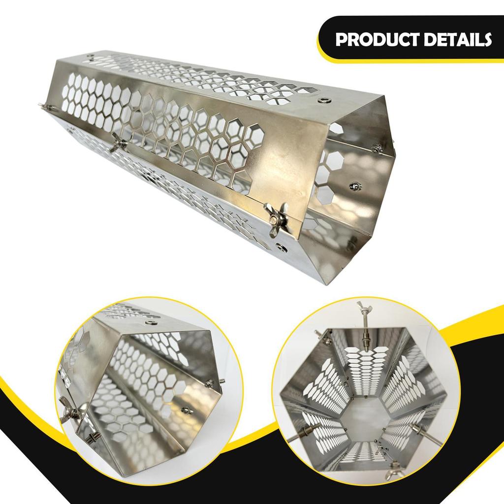 Stove Pipe Spark Arrestor Stainless Steel Tube Chimney Extension Filter for Tent Stove Fireplace Camping Cooking Accessories