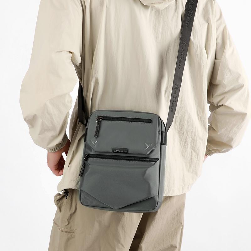 Herren Große Kapazität Mehrfachtaschen Oxford Tasche Schulter Umhängetasche