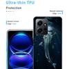 Ocean Whale Shark Swimming Phone Case For Redmi Note 14 15 Pro 5G 13 12 Pro Plus 11 11T 11E 11S 10 Pro 10S 9 9S Cover Cell Clear