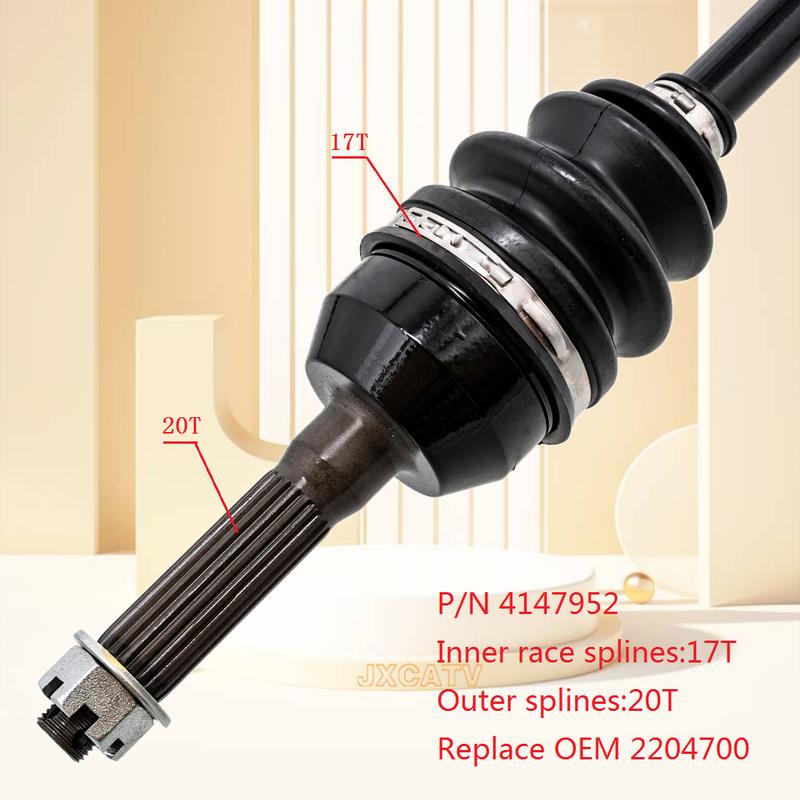 Drive Shaft CV Axle For Polaris SPORTSMAN 450 HO EPS UTL 2018- 1333752 1337130 1334438 1333677 1333275