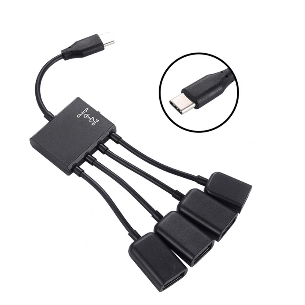 Compact OTG Converter Cable  High Performance Durable Converter Wire  Type-c to USB Converter Cable