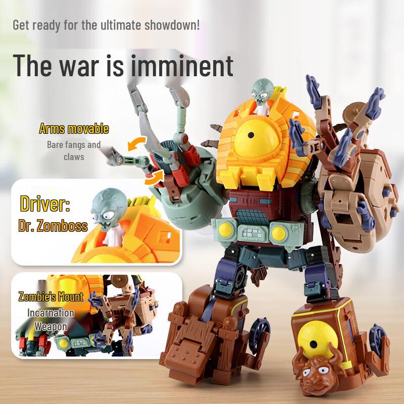 Plants vs Zombies Transforming Robot Toys