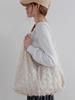 Voor Jeanne Fringe Shoulder Bag_Beige
