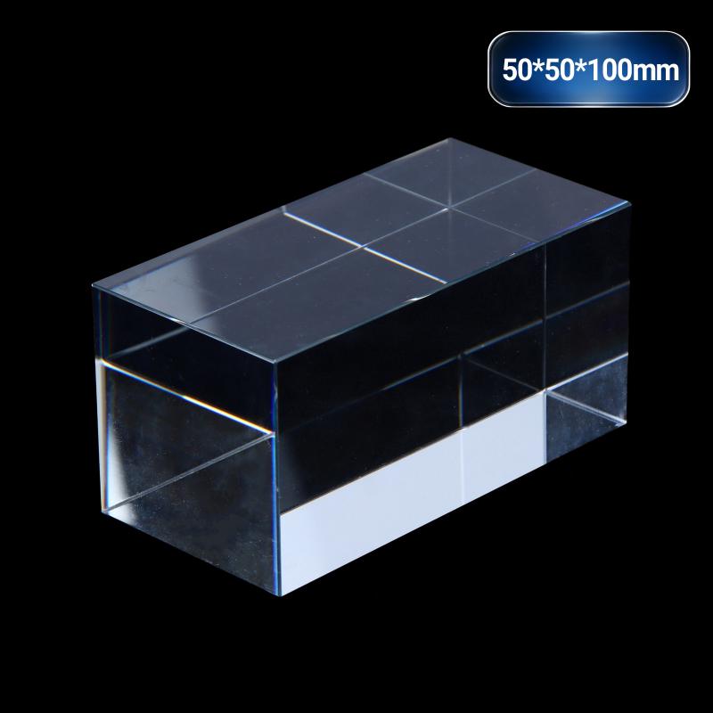 Engravable K9 Crystal Block Transparent Blank Cube Glass Paperweight for Home Office Desk Decor DIY Art Craft