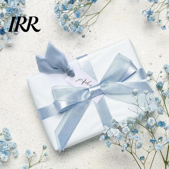 Ink Absorbent Paper Cards Handwritten Business 50 Sheets Blank Textured with Chiffon Ribbon Wedding Invitations Table Name Tags for Party Banquet
