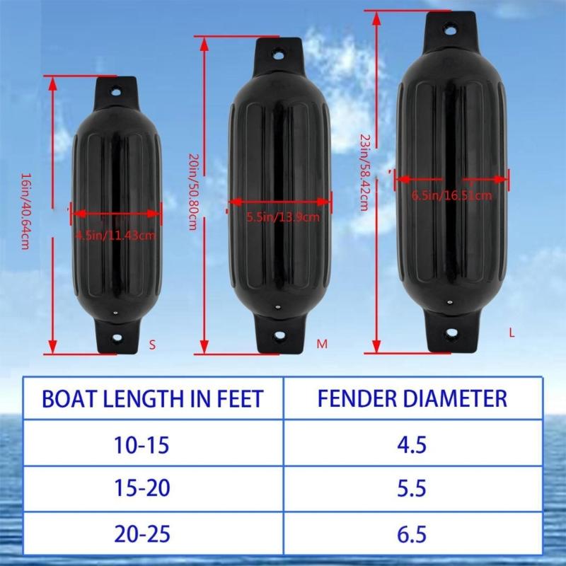 Boats Bumper Inflatable Marine Boats Bumper Replacement Boats Bumper Boats Accessories for Dock Easily To Install
