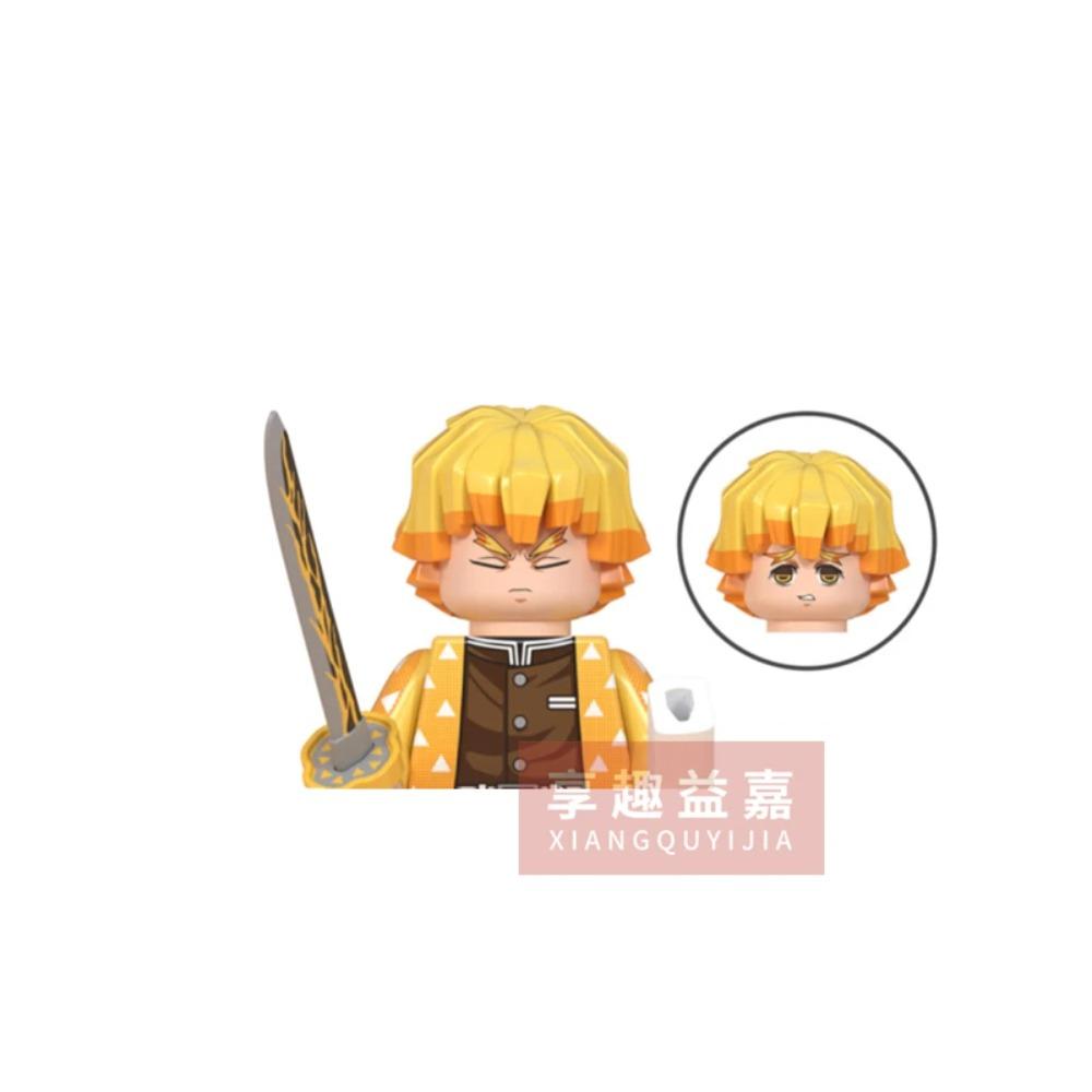 WM Blocks 6116 6137 6138 Demon Slayer Tanjirou Nezuko Inosuke Zenitsu Giyuu Rengoku Uzui Tengen Anime Bricks Building Blocks