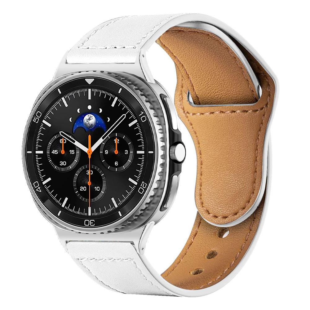 Luxury Genuine Leather Watch Strap for Samsung Galaxy Watch8/9 Classic, Leather Watch Band for Samsung Galaxy Watch Ultra 40/44/46mm