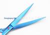 7.0-Inch Double-Tail Hand-Shaped Curved Pet Grooming Scissors (5 Colors)
