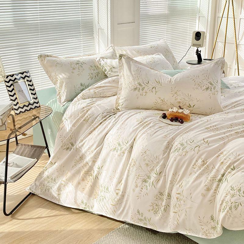 Small Fresh Bed Four-piece Dormitory Quilt Cover Three-piece Bed Sheet Set
