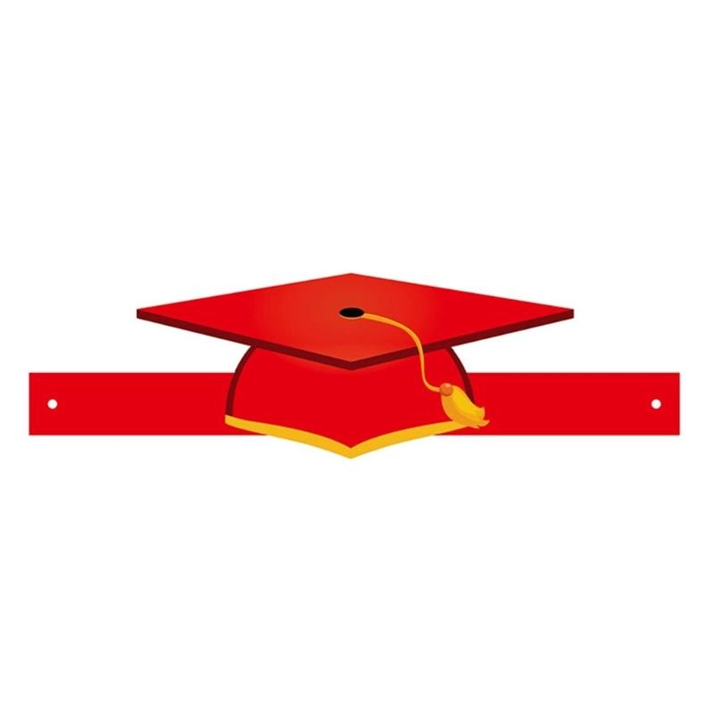 10pcs Colorful Graduation Hat for End Of Year Ceremonies Classroom Supplies Handmade Paper Headwear with Tassels