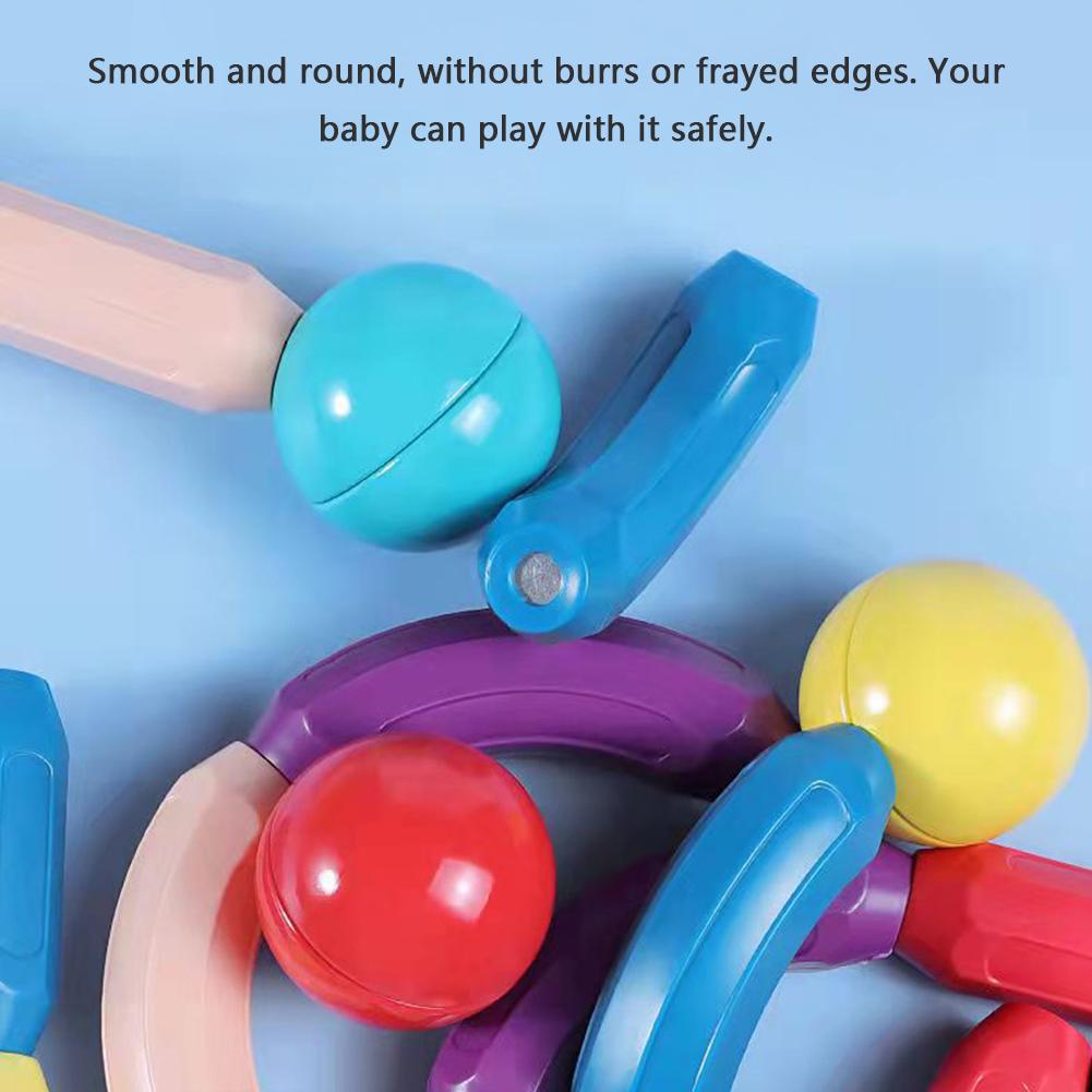 Creative Magnetic Building Sticks Set Educational Learning Toys for Kids 3D Puzzles Blocks Intelligence New STEM Building Toys Christmas Gift