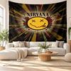Nirvana Wall Tapestry, Soft Fabric Wall Hanging, Decorative Backdrop For Bedroom Home Wall Art