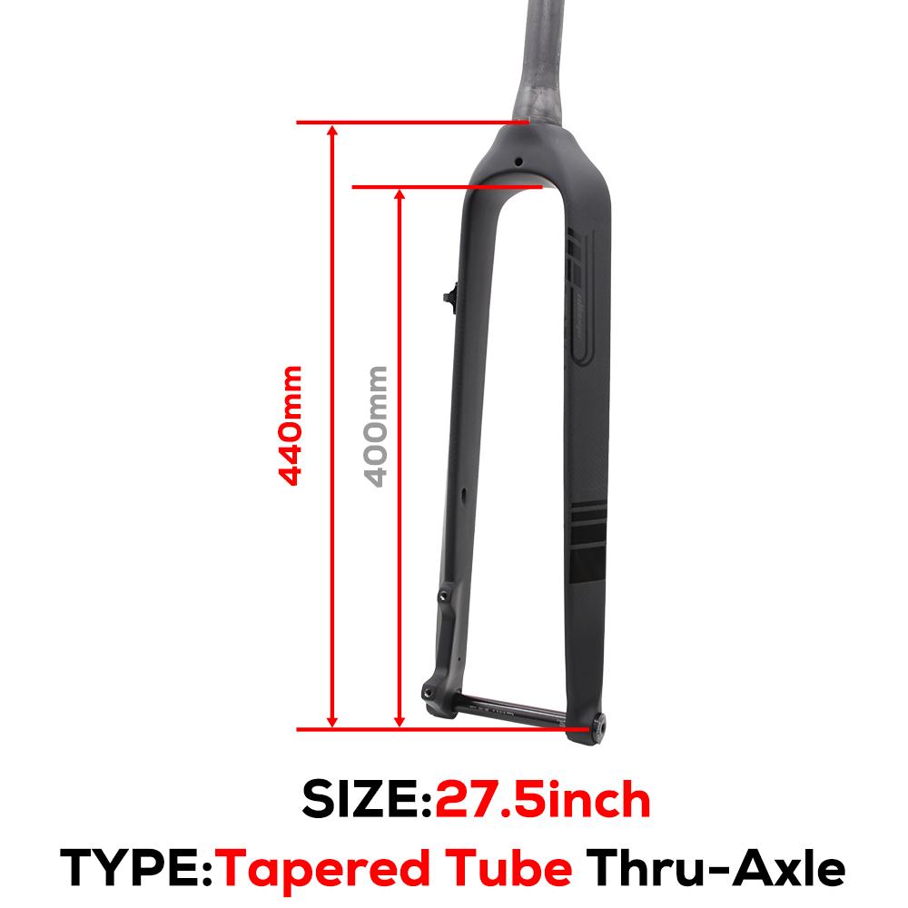Full CarbonMTB Fiber Fork,Straight/Tapared Tube