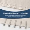 5Pcs 4Inch Sewing Clips Practical Metal Crimping Clip Fabric Clips Hemming Clips  Fabric Pinning