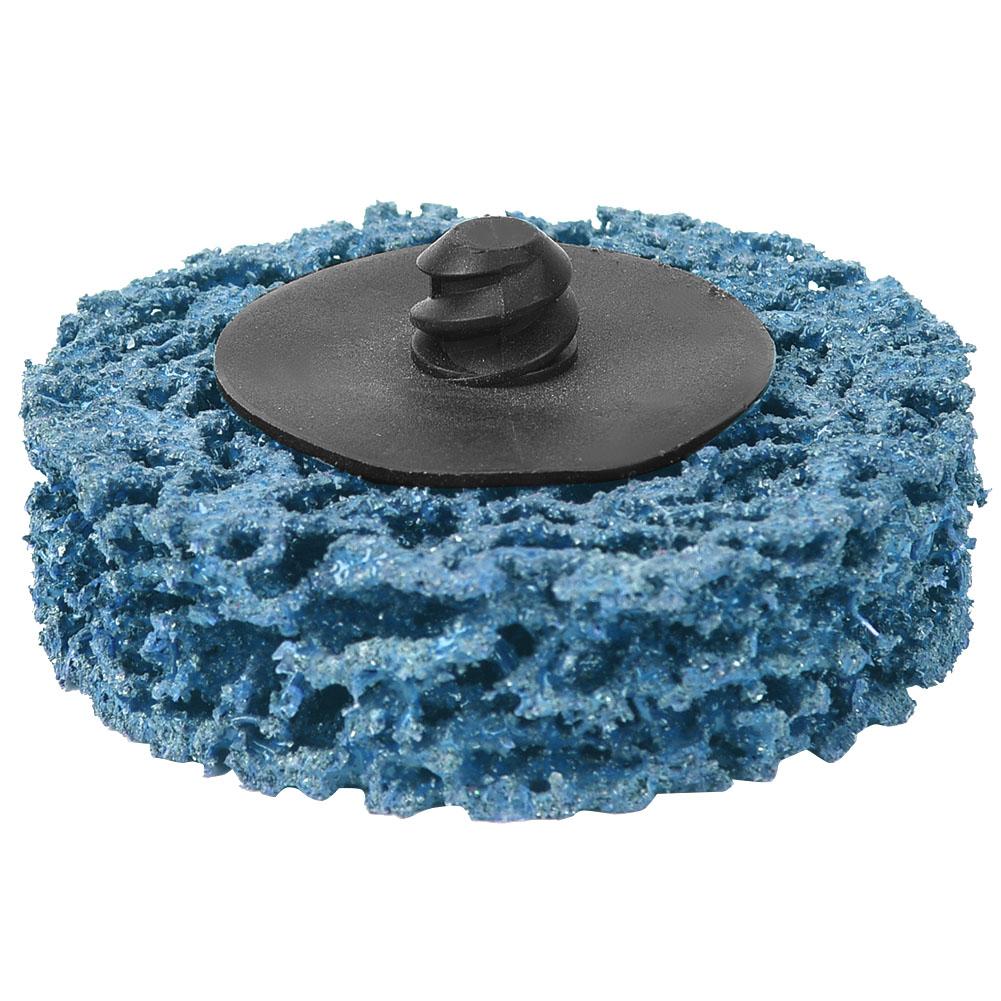 2inch 50mm Poly Strip Polishing Disc Roll Lock Grinding Wheel Rust Paint Remover (Blue)