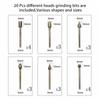 20pcs/set 120 Grinding Cutting Engraving Drill Bit Set For Dremel Rotating Tool