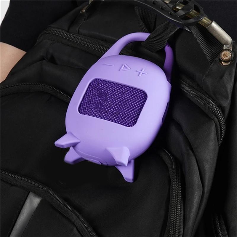 Silicone Protective Case For Clip 5 Bluetooth-Compatible Speaker Full Cover Dustproof Thickened Protective Sleeve
