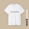 Numismatist - Minimalist Single Word T-shirt (on White)