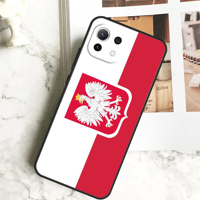 Poland Polish Flag Case For POCO M6 Pro F3 F5 M5s X3 X5 X6 Pro Xiaomi 14 13 Ultra 11T 12T 13T Pro 12 Lite Cover