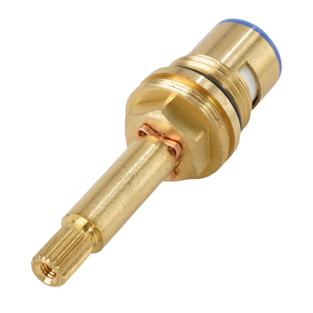 Practical High Quality Tap Valve Cartridge Quarter Insert Connector Long Stem Replacement Shower Bath Turn Flow