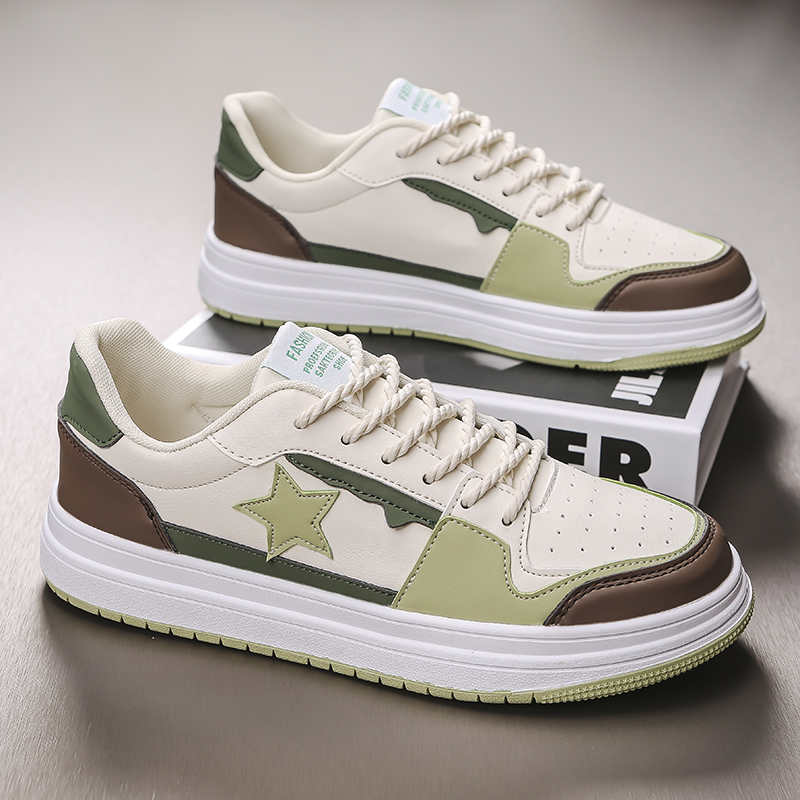 Fashion Legitimate Leather Normal Leather Black Shoes Mens Sneakers Basketball Gym Trainers Men Red Mens Shoes Sports Bascket Sheos