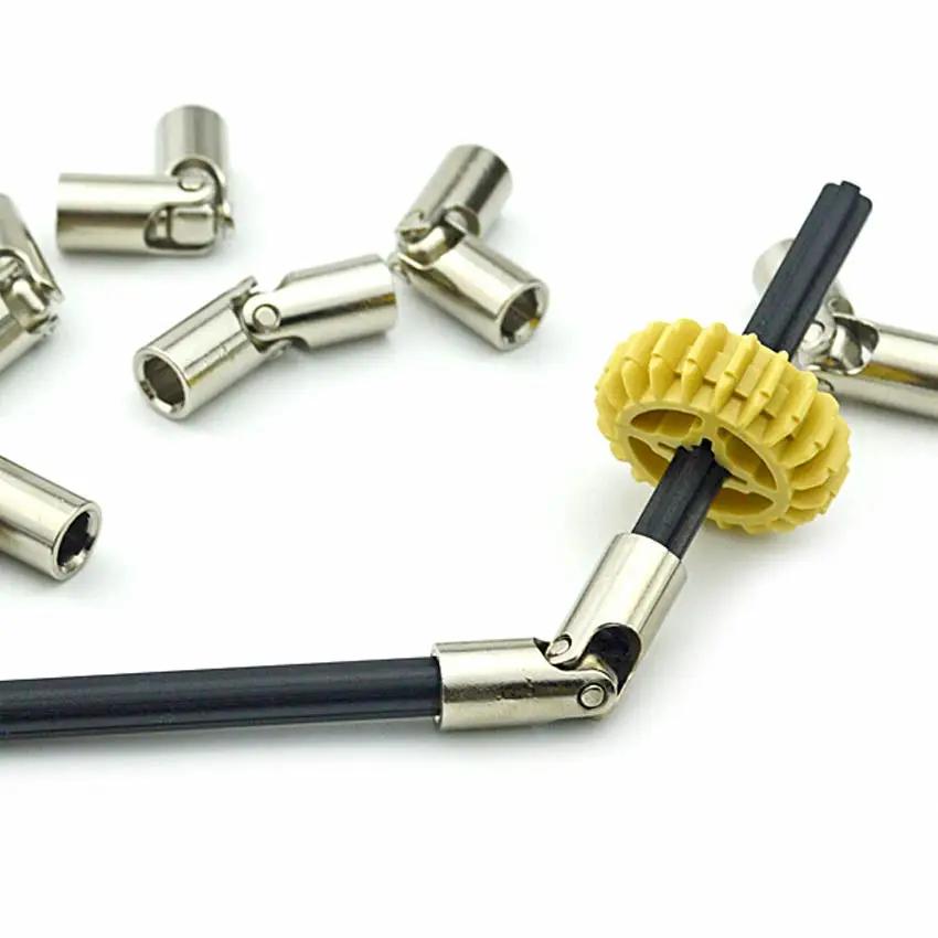 Technical Parts MOC Building Blocks 61903 Metal Universal Joint 9244 Axis Connector Assembly Bricks Toy Metal Cardan Shaft Leduo