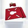 Track Saw Router Guide Adapter in Aluminum Alloy with Rail Stop Compatible with Common Woodworking Tools for Precise For Cutting