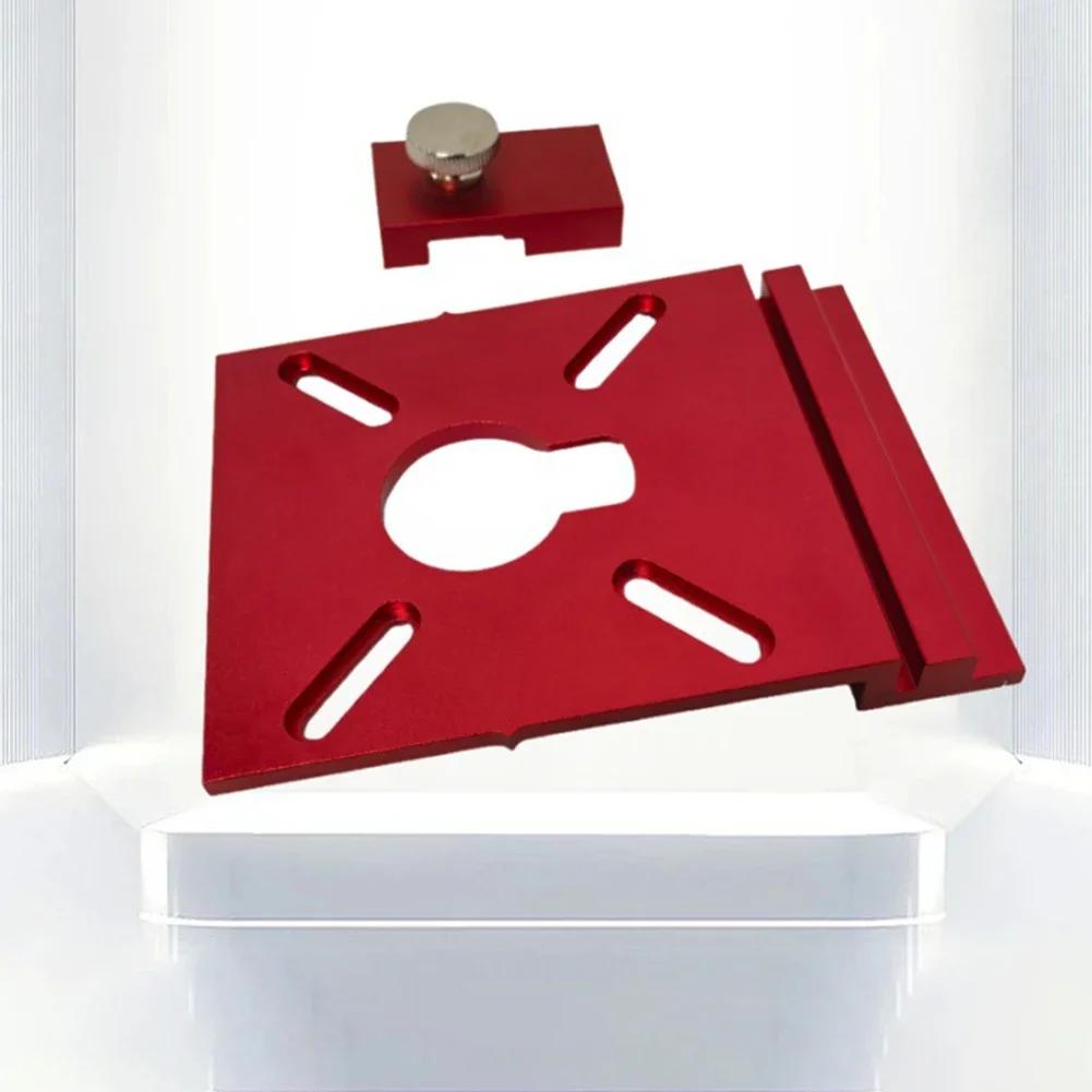 Track Saw Router Guide Adapter in Aluminum Alloy with Rail Stop Compatible with Common Woodworking Tools for Precise For Cutting