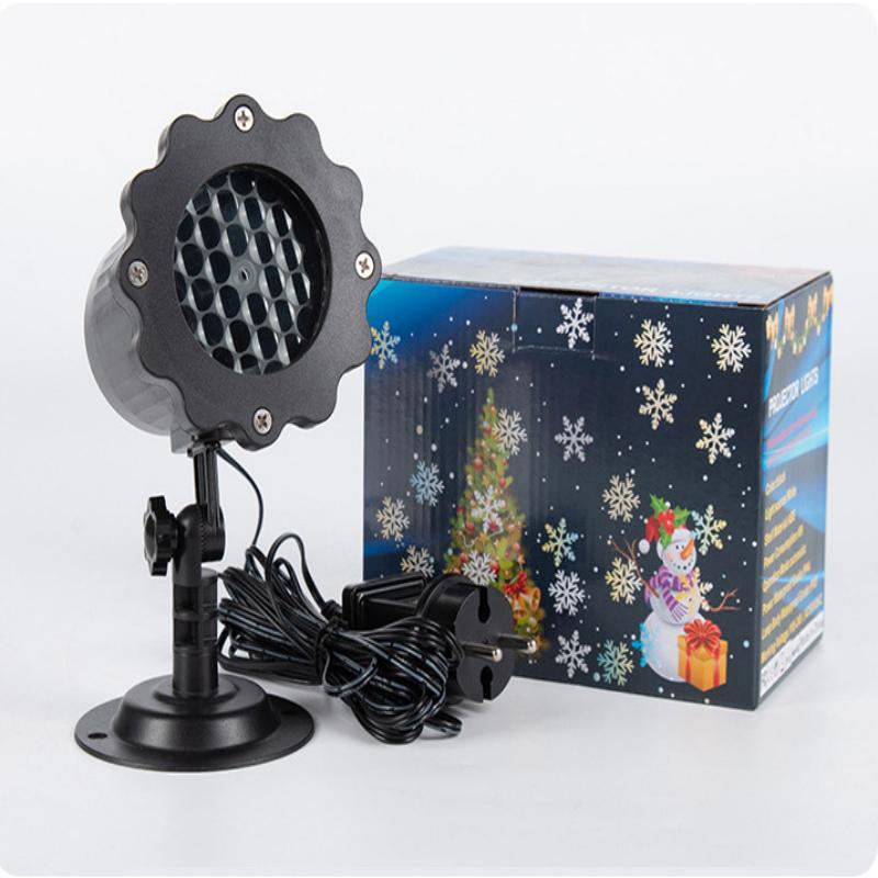 Outdoor Projector Christmas Lamp Led Moving Snowflake Laser Light Decor Party