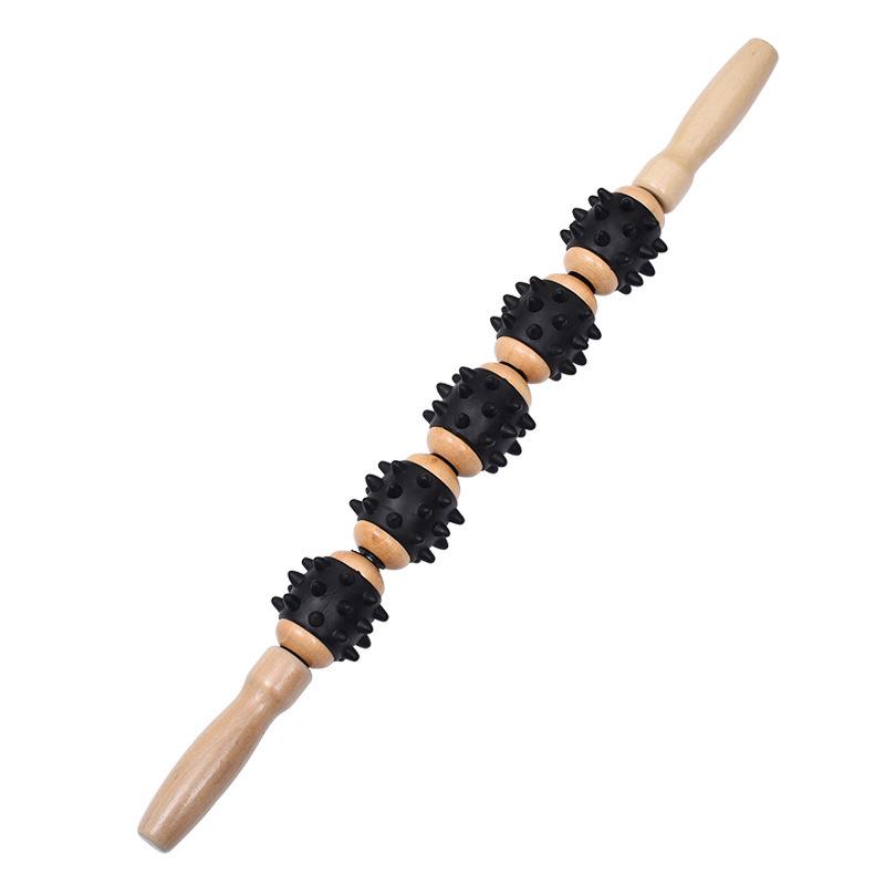 Wolf Tooth Wooden Back and Abdominal Massager Roller