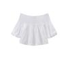 Kaslead New Arrival Women's Clothing Fashion Style Fashion All-Match White off-the-Shoulder Clothes Casual Frill Tops 3539920