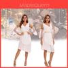 Elegant 2024 Egyptian Goddess Cosplay Dress Polyester Costume For Women