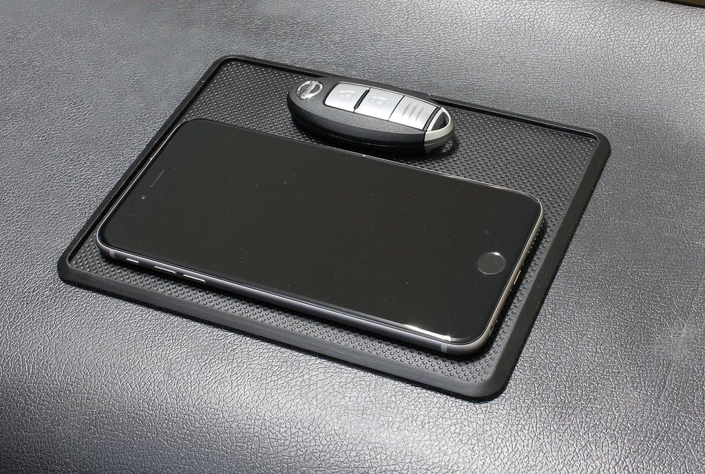Napolex Car Non-Slip Mat Genuine Feel Black JK-94 M Size