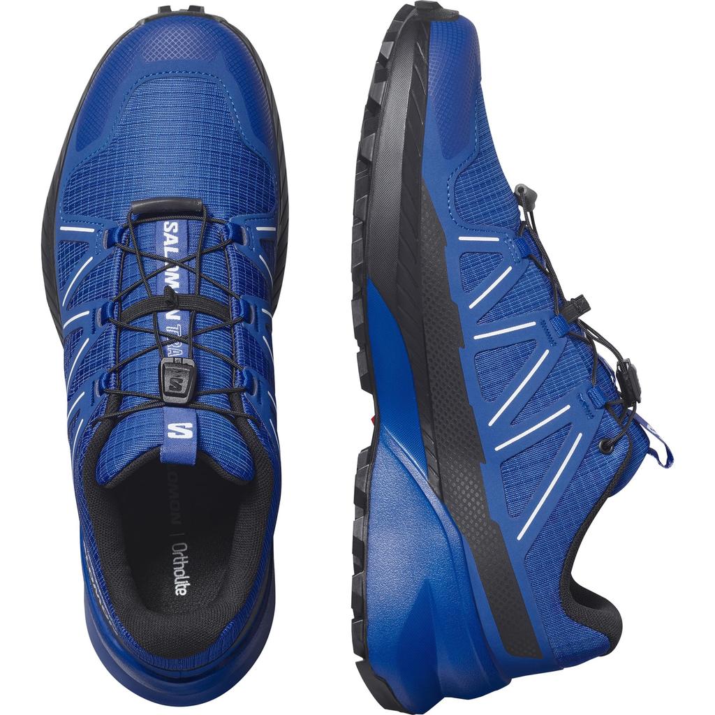 Salomon SPEEDCROSS PEAK Trailrunning Größe Lapis Herrenschuhe, L47602400, 26.5, Blau/Schwarz/Weiß
