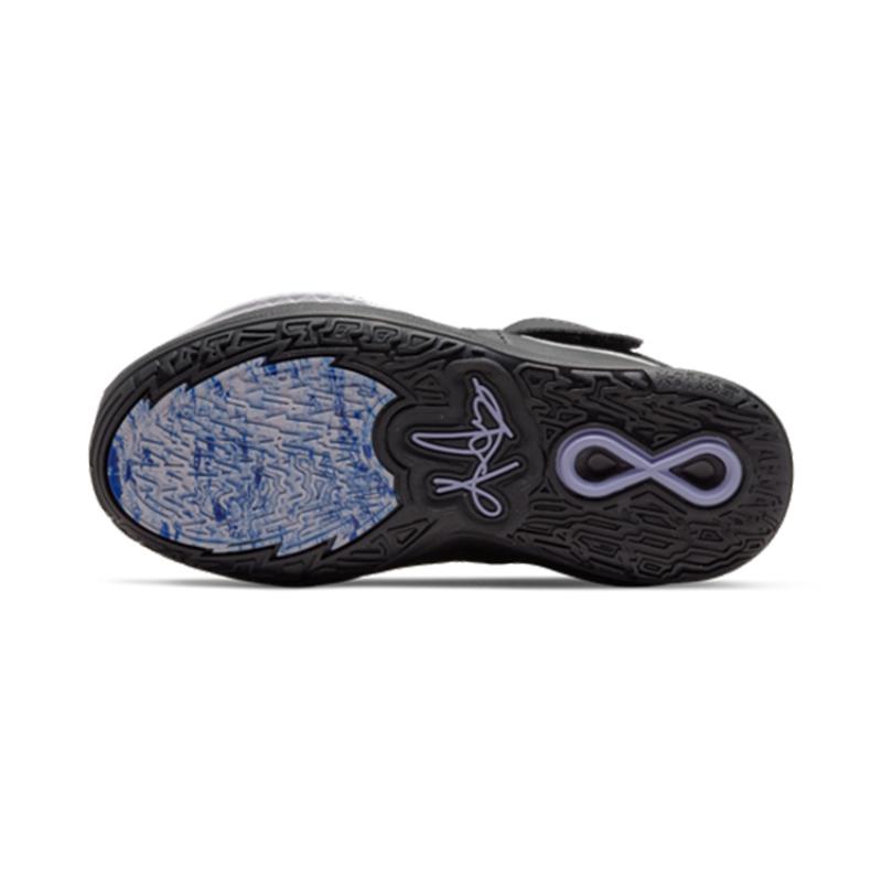 Nike Kyrie 8 Infinity Abrasion Resistant Mid Top Children's Basketball Shoes Black Children Aged 3 7 Years Old Sneakers DD0332-005