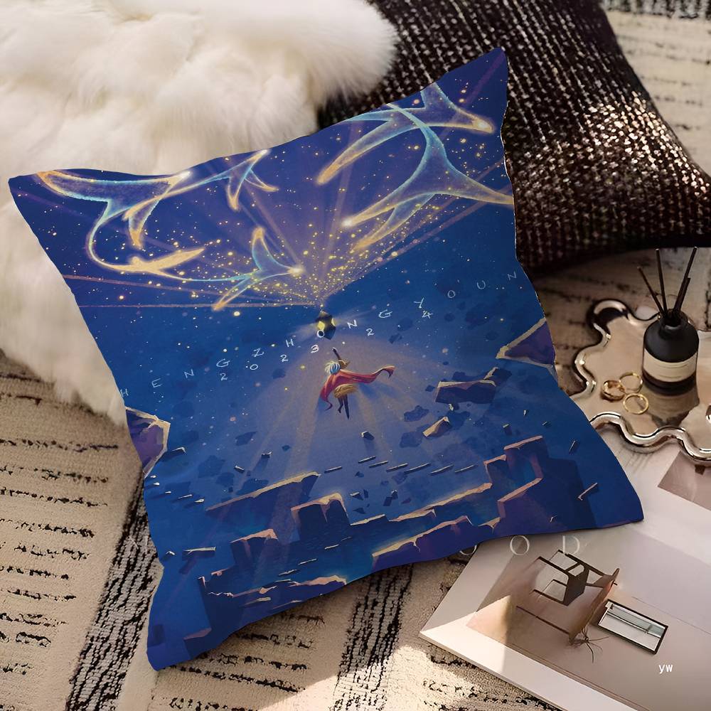 Sky Children of the Light Pillow Cushion Cover Pillowcase Living Room Sofa Home Decor Customized