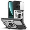 For OnePlus 13R 13 Slide Lens Camera Protection Shockproof Armor Case for Oneplus ACE 5 Pro ACE5 3V 3 Pro Magnetic Ring Holder Cover