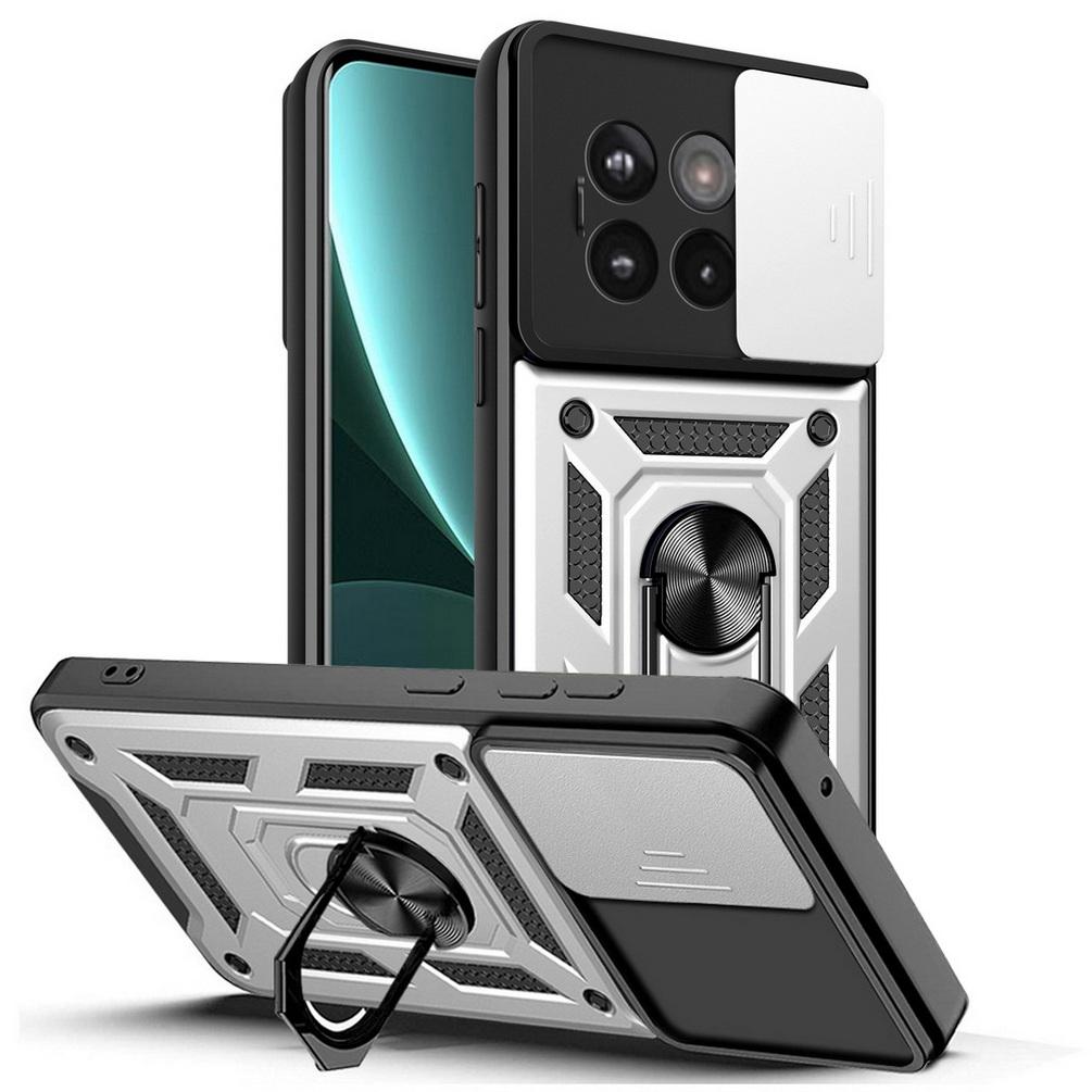 For OnePlus 13R 13 Slide Lens Kamerabeskyttelse Støtsikker panserveske for Oneplus ACE 5 Pro ACE5 3V 3 Pro Magnetisk ringholderdeksel