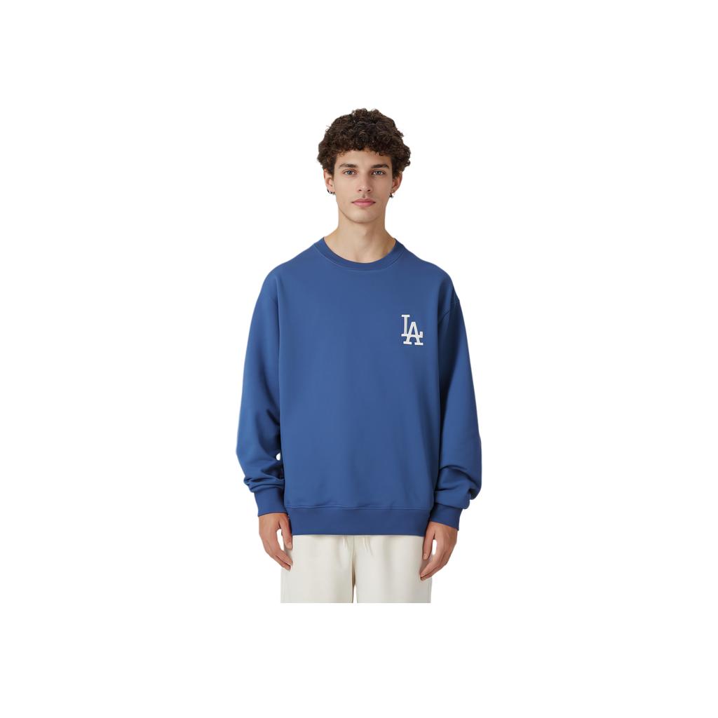 New MLB Old Flower Sweatshirts Unisex Blue 31MTM2111-07U