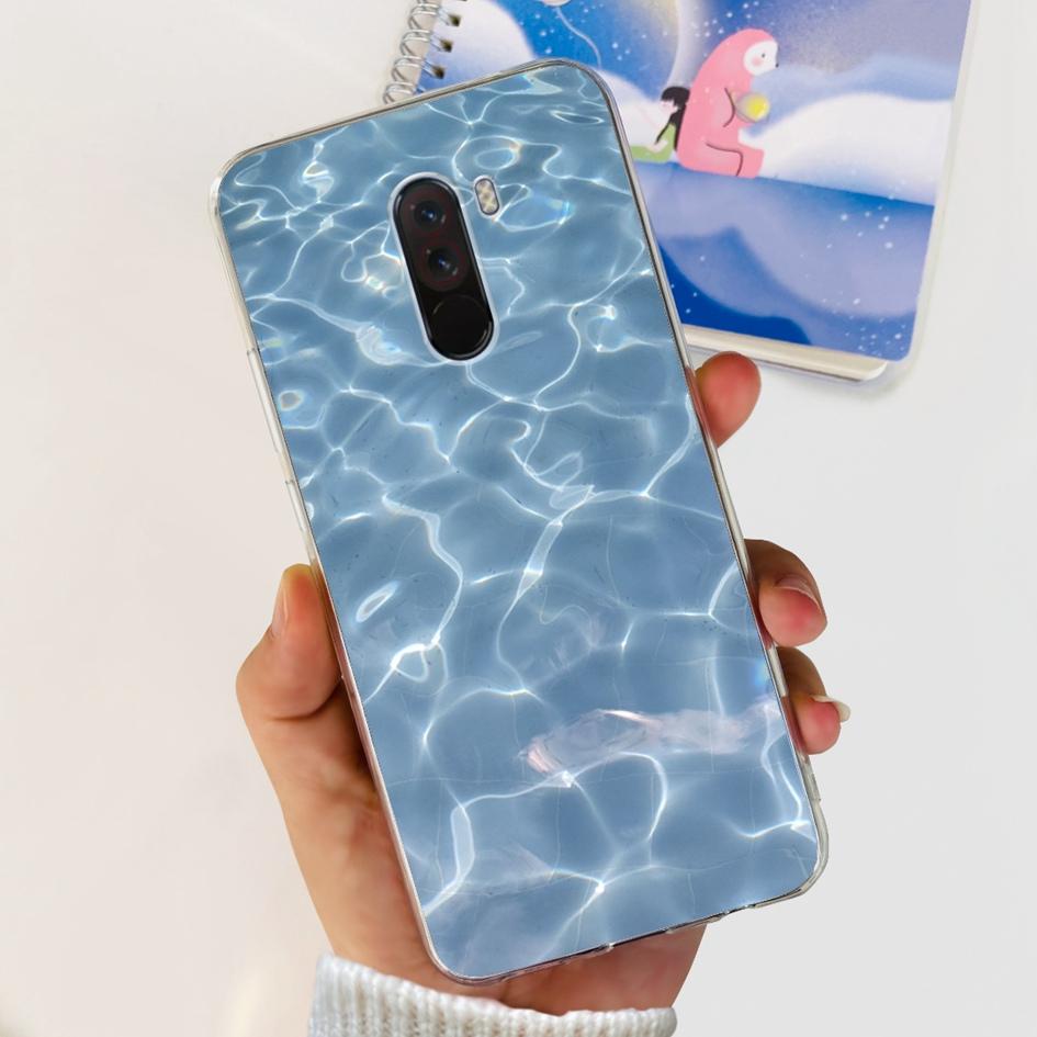 6.81" For Xiaomi Mi Pocophone F1 Case Silicone Back Cover Fashion TPU Phone Case For Xiaomi Poco F1 Cases PocofoneF1 Soft Bumper
