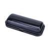 Gray Plastic Marine Radio Panel Cover with Rounded Profile and Visible Window Area for Boat Receiver Face Coverage in Marine Installations, 1 Set