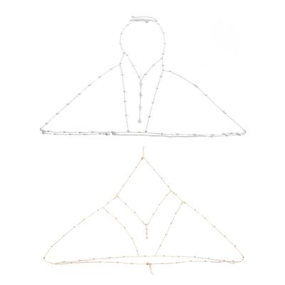 Gioiello Body Chain Gioiello Corpo Petto Catena Stratificata Bikini Vita Pancia Gioielli da Festa Materiale Lega Regalo per Donne Ragazze