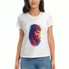 Jesus Christ Ladies Cotton T Shirt, Premium Cotton Print, Durable And Longlasting, Casual Fashion, Sacred Heart Graphic, Religious Inspired Design, Co