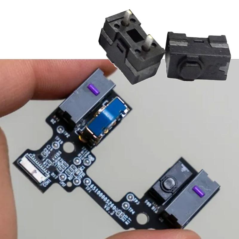 2Set Mouse Scroll Wheel Press Down Microswitch Middle Button 2Pins For Gaming Mouse Microswitches 2 Set