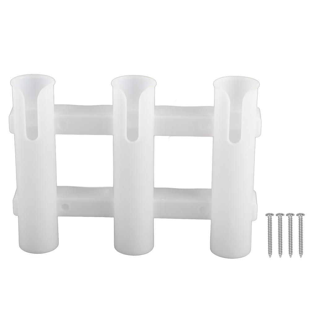 Angelrutenhalter ABS 3 Röhren Stangenhalter Halterung Angelzubehör für Süßwasser Meerwasser Kajak