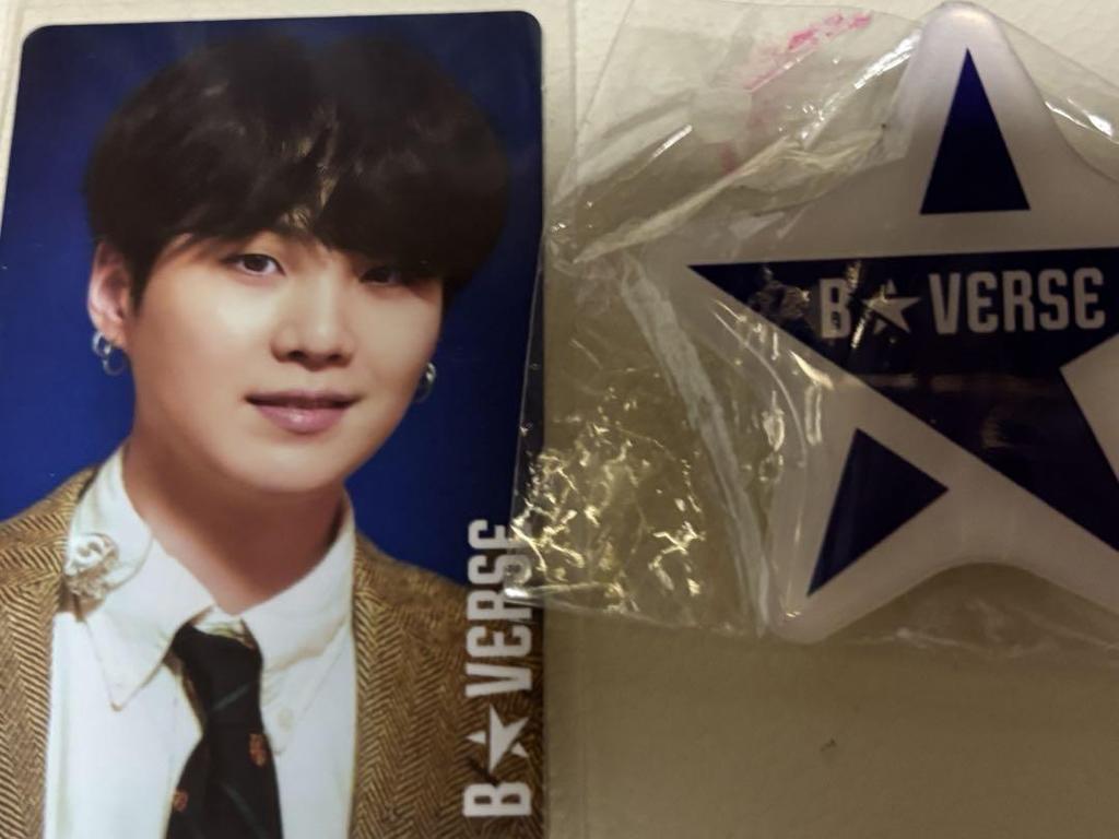 [USED] BVERSE BTS Trading Card Yoongi Fukuoka New Release