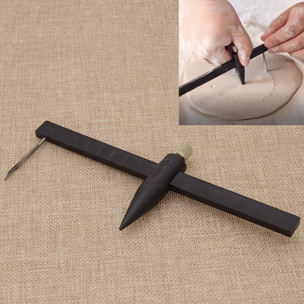 

Compass Circle Cutter Caliper For Clay Pottery Ceramic Cut 1-34cm Cutting DIY Making Craft Tools Accessories black